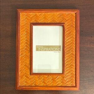 Natural Inspirations 4" x 6" Woven and Wood Frame